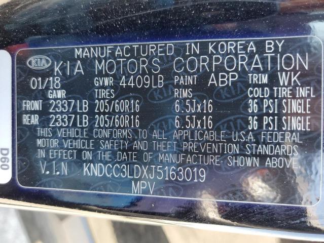 2018 KIA NIRO EX PR - KNDCC3LDXJ5163019