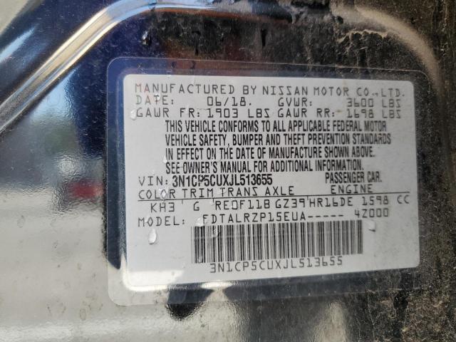 3N1CP5CUXJL513655 Nissan KICKS S