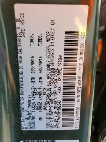 3TMCZ5AN8NM502043 Toyota Tacoma Double Cab