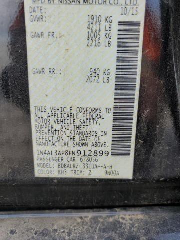1N4AL3AP8FN912899 Nissan ALTIMA 2.5