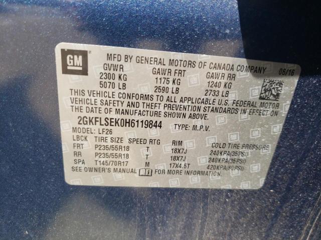 2017 GMC TERRAIN 2GKFLSEK0H6119844