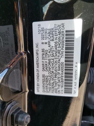 2019 ACURA TLX ADVANC 19UUB3F81KA005250