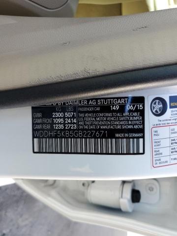 WDDHF5KB5GB227671 Mercedes-Benz E 350