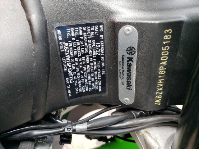 2023 KAWASAKI ZX1002 M - JKBZXVM16PA005183