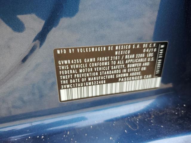 2016 VOLKSWAGEN GOLF SPORT - 3VWC17AU1GM522466