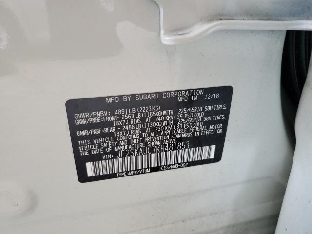 JF2SKAUC7KH481853 Subaru Forester Limited