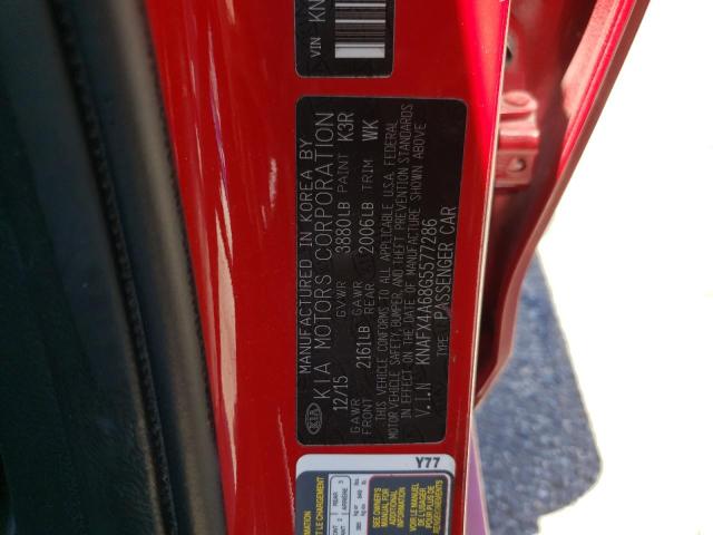 KNAFX4A68G5577286 KIA FORTE LX