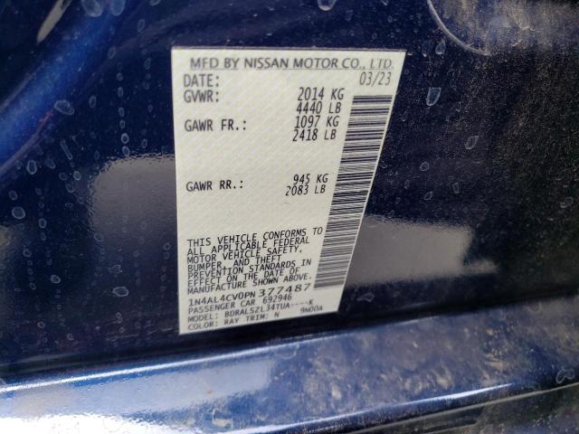 1N4AL4CV0PN377487 Nissan ALTIMA SR