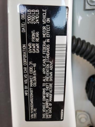 2016 VOLVO V60 POLEST - YV1A92SW6G1294977