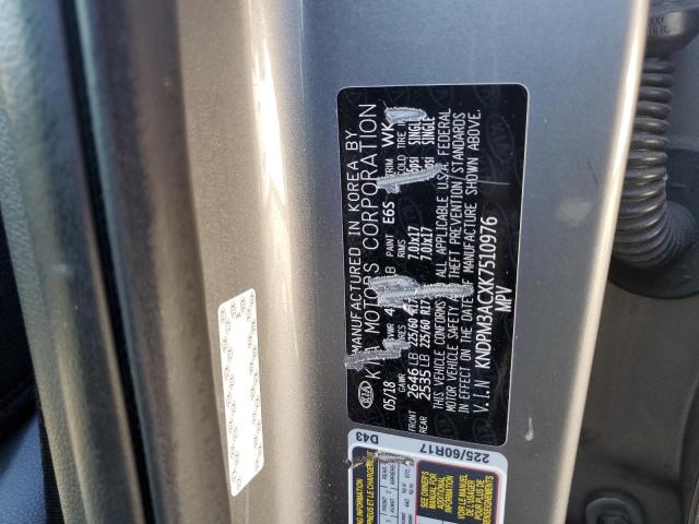 KNDPM3ACXK7510976 KIA Sportage Lx