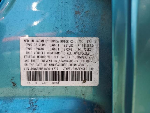 2019 HONDA FIT SPORT - JHMGE8H5XCC014777