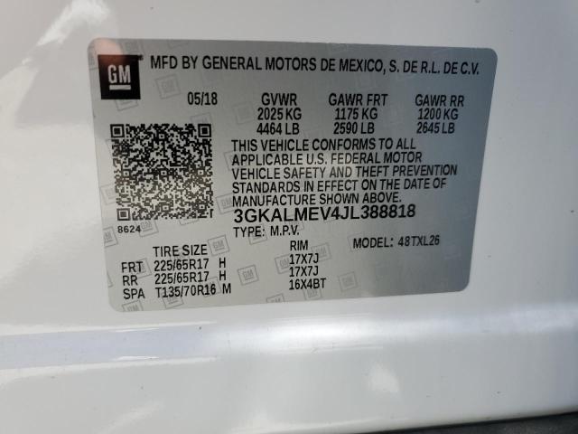 3GKALMEV4JL388818 GMC Terrain Sle