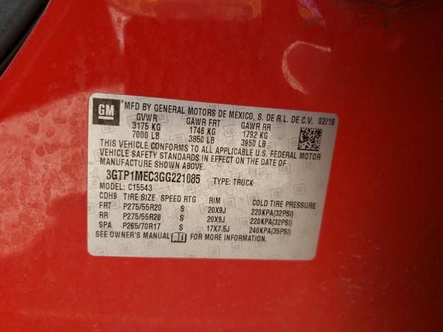 3GTP1MEC3GG221085 GMC Sierra C1500 Sle