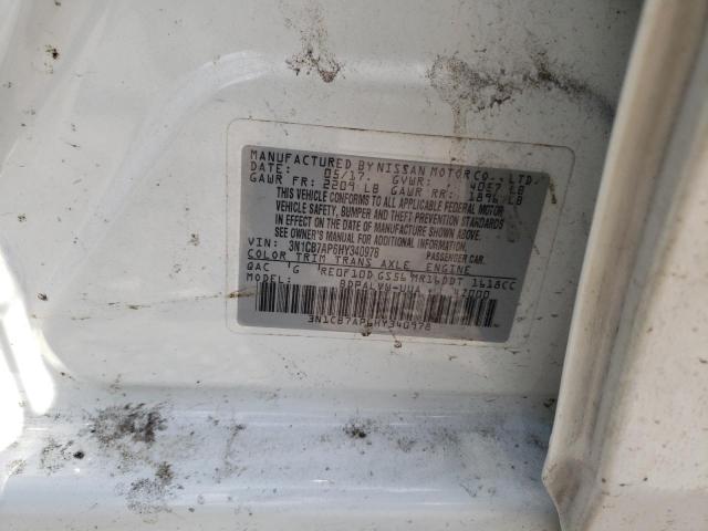 3N1CB7AP6HY340978 Nissan Sentra Sr Turbo