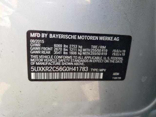 5UXKR2C56G0H41783 2016 BMW X5 - Image 13