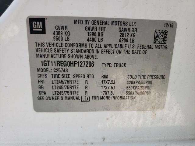 2017 GMC SIERRA C25 1GT11REG0HF127206