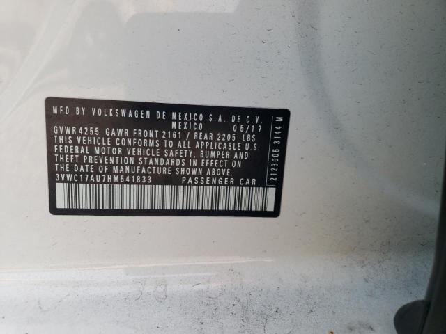 2017 VOLKSWAGEN GOLF SPORT - 3VWC17AU7HM541833