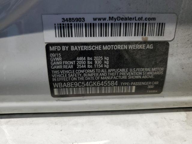 WBA8E9C54GK645584 BMW 328 I Sulev