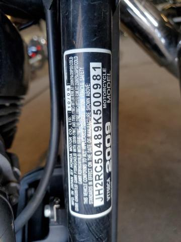 2009 HONDA VT750 C JH2RC50489K500981