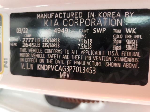 KNDPVCAG3P7013453 KIA Sportage Ex