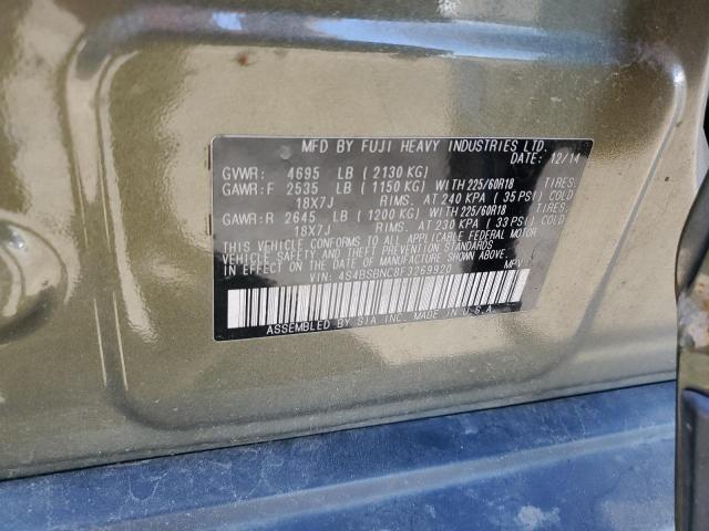 4S4BSBNC8F3269920 Subaru Outback 2.5i Limited