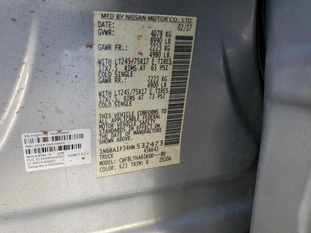 1N6BA1F34HN532473 Nissan TITAN XD S