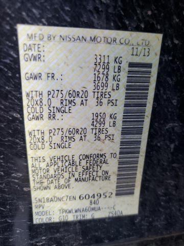 5N1BA0NC7EN604952 Nissan ARMADA SV