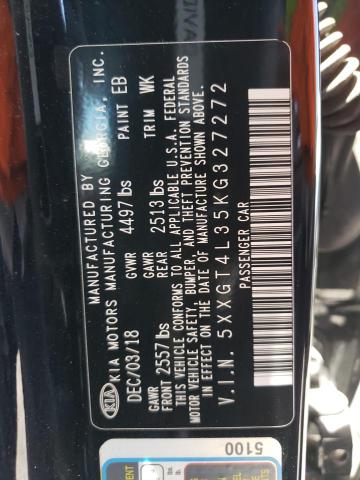 5XXGT4L35KG327272 KIA Optima Lx