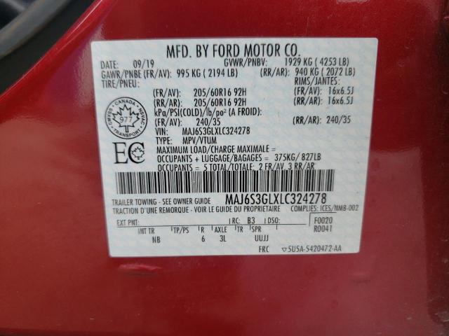 2020 FORD ECOSPORT S - MAJ6S3GLXLC324278