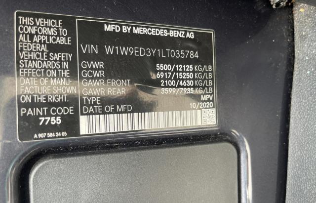 2020 MERCEDES-BENZ SPRINTER 4 W1W9ED3Y1LT035784