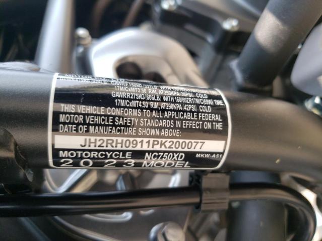 2023 HONDA NC750 XD JH2RH0911PK200077