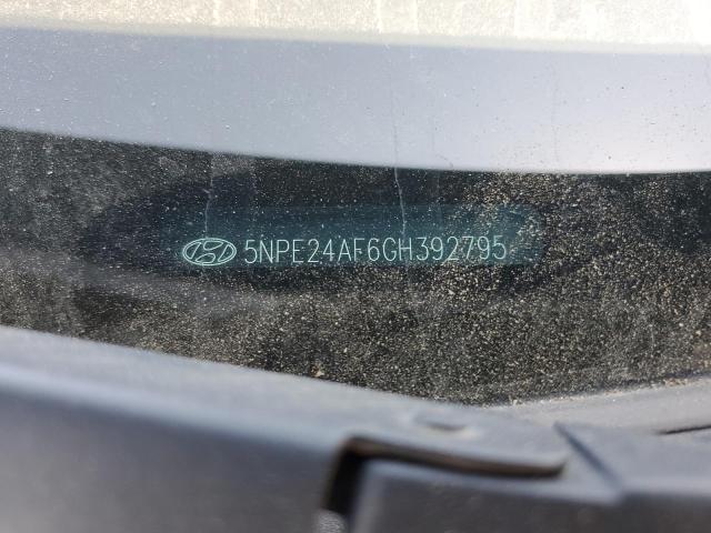 5NPE24AF6GH392795 Hyundai SONATA SE