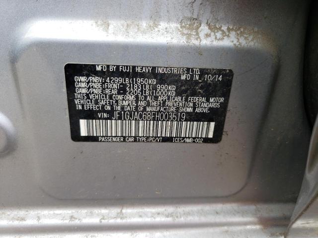 JF1GJAC68FH003519 Subaru Impreza Premium