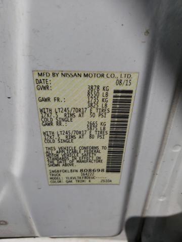 2015 NISSAN NV 1500 - 1N6BF0KL8FN808698