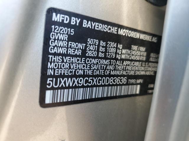 5UXWX9C5XG0D83636 2016 BMW X3, photo no. 13