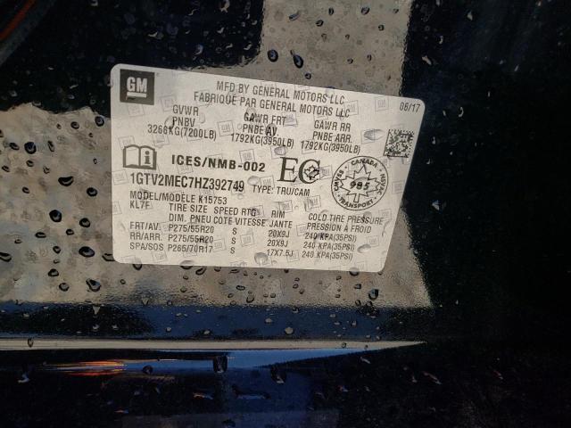 1GTV2MEC7HZ392749 GMC Sierra K1500 Sle