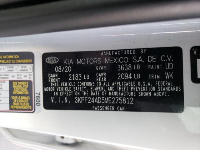 3KPF24AD5ME275812 KIA FORTE FE