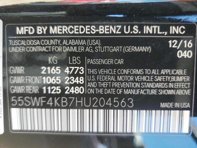 55SWF4KB7HU204563 Mercedes-Benz C 300 4matic