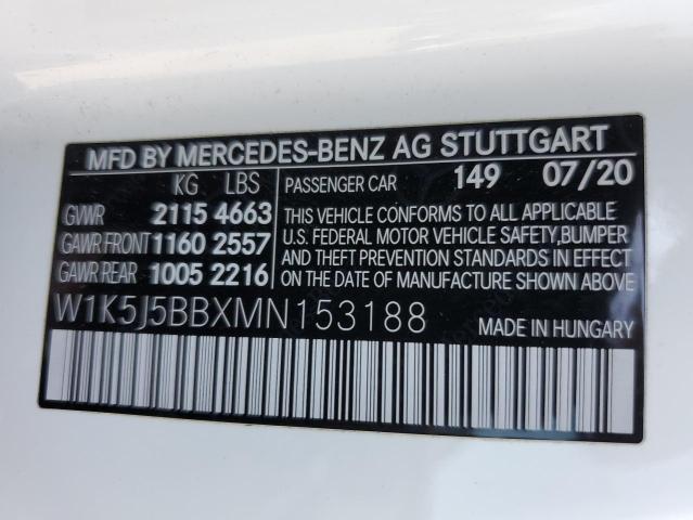 2021 MERCEDES-BENZ CLA AMG 35 - W1K5J5BBXMN153188