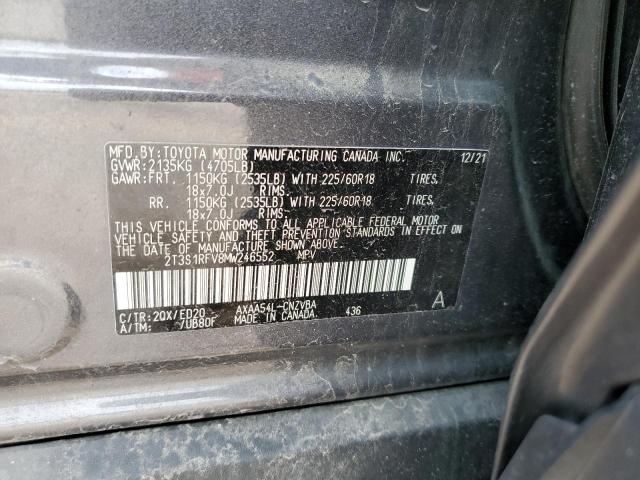 2021 TOYOTA RAV4 TRD O 2T3S1RFV8MW246552
