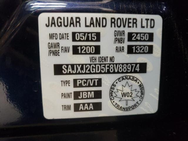 2015 JAGUAR XJL PORTFO SAJXJ2GD5F8V88974