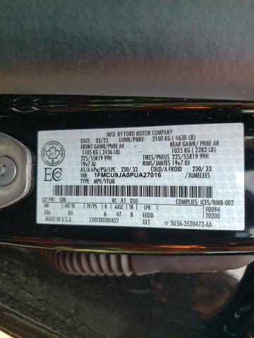 2023 FORD ESCAPE PLA - 1FMCU9JA0PUA27016