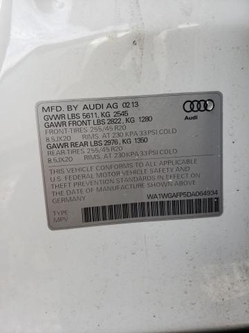 VIN WA1WGAFP5DA064934 2013 Audi Q5, Prestige no.13