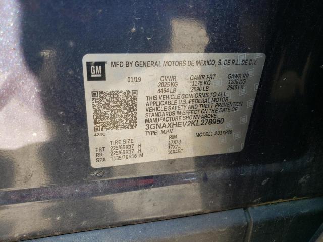 3GNAXHEV2KL278950 Chevrolet EQUINOX LS