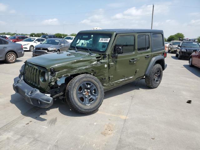 Vin: 1c4hjxdg7mw708491, lot: 59070093, jeep wrangler sport 20211