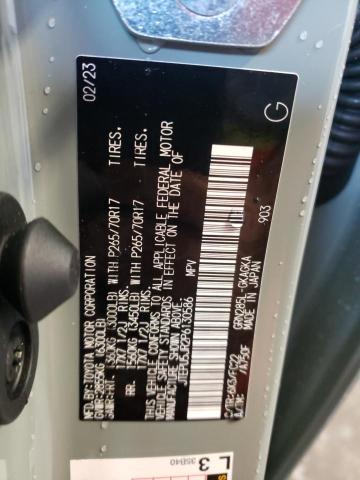 2023 TOYOTA 4RUNNER SE - JTEPU5JR2P6130586