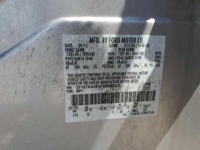 2FMTK4J91FBB98523 2015 FORD EDGE, photo no. 13