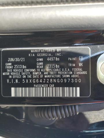 5XXG64J28NG097300 KIA K5 GT LINE