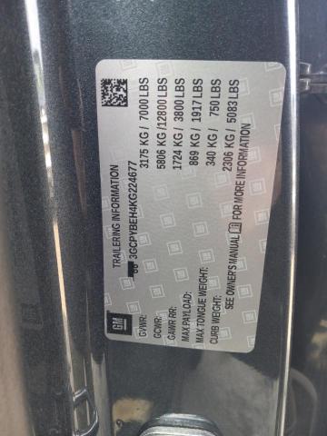 2019 CHEVROLET SILVERADO - 3GCPYBEH4KG224677