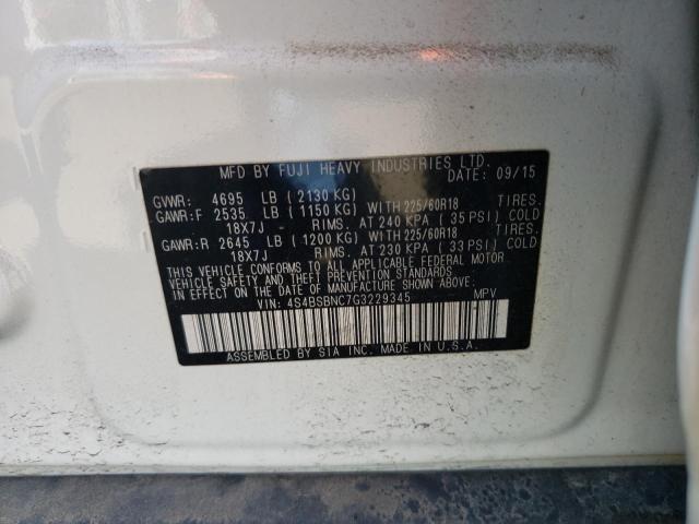 4S4BSBNC7G3229345 Subaru Outback 2.5i Limited